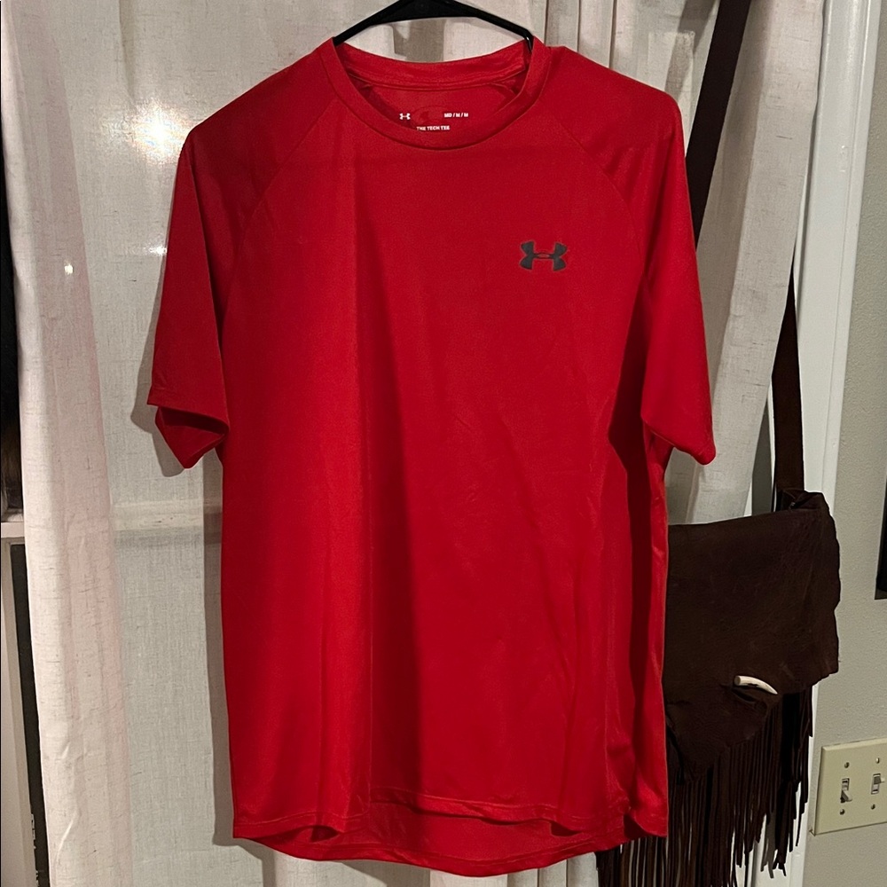 Under Armour Men's Bold Red Short Sleeve Tee